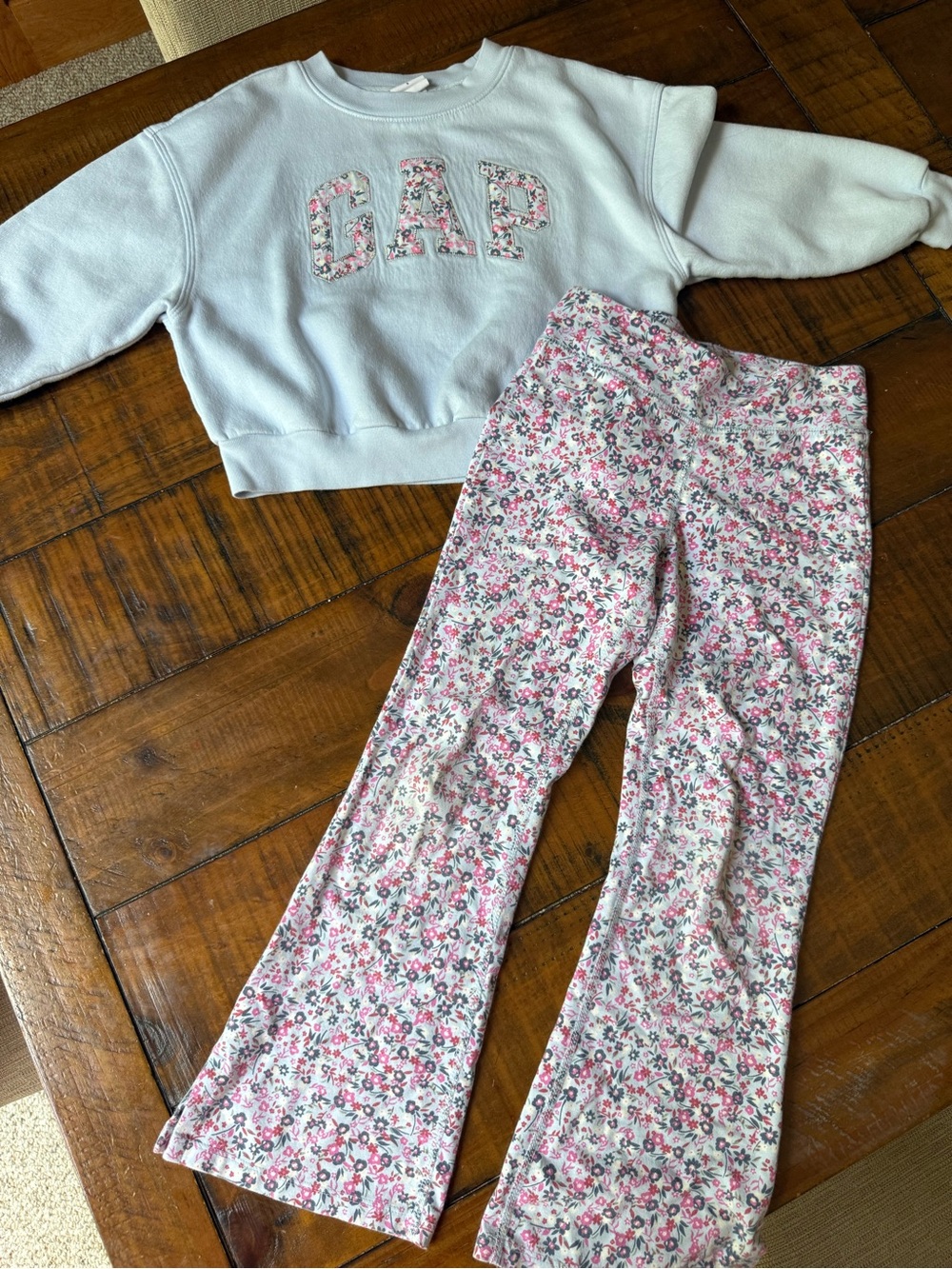 Girls GAP Floral Outfit